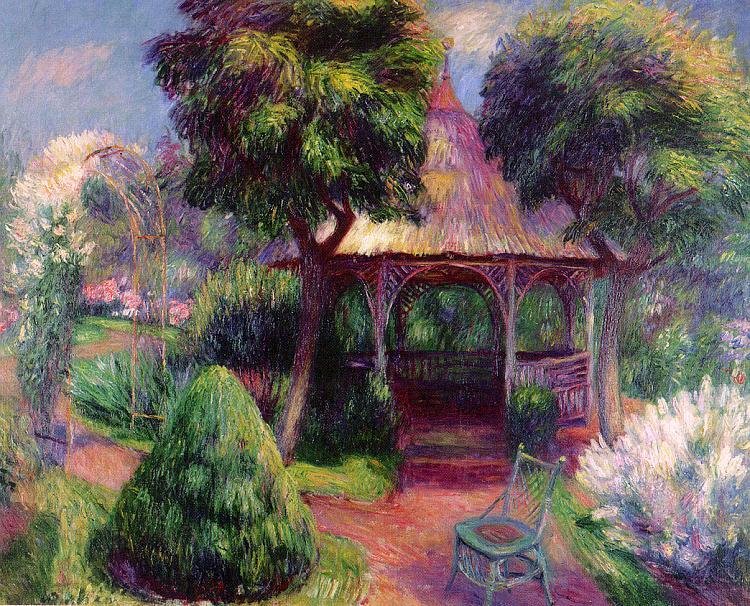 William Glackens Garden at Hartford Germany oil painting art